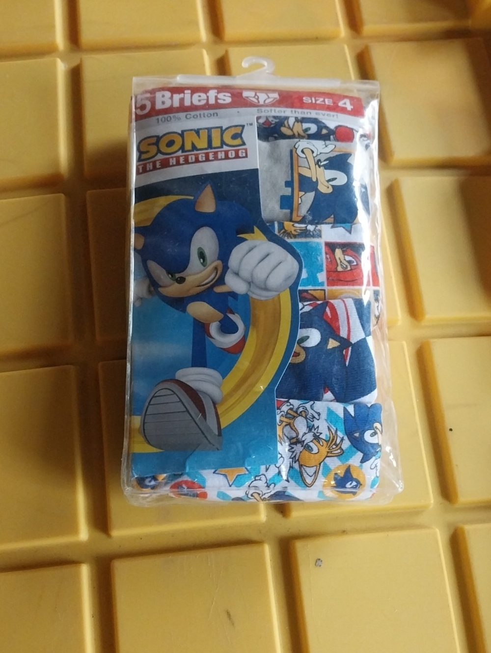Sonic the Hedgehog Boys' Blue Briefs - Pack of 5